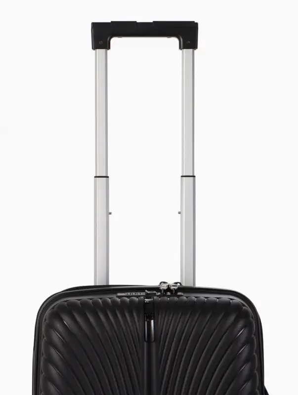 Чемодан на съёмных колёсах, 18", кодовый замок, 33&times;16&times;49 см, чёрный