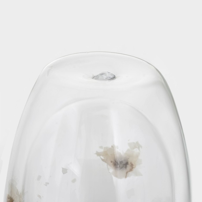 Набор стаканов с двойными стенками «Сухоцвет», 350 мл, 9,5х11,5 см, 2 шт Набор стаканов с двойными стенками «Сухоцвет», 350 мл, 9,5х11,5 см, 2 шт