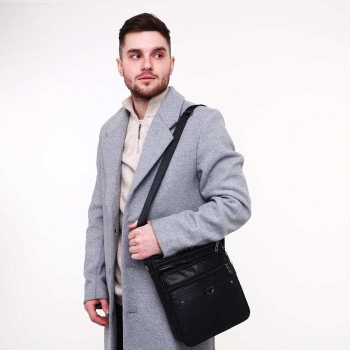 Сумка мужская, цвет чёрный Сумка мужская, цвет чёрный