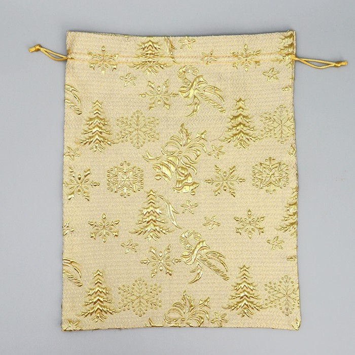 Мешочек подарочный парча «Подарок от сердца», 30 х 40 см +/- 1.5 см, Новый год Мешочек подарочный парча «Подарок от сердца», 30 х 40 см +/- 1.5 см, Новый год