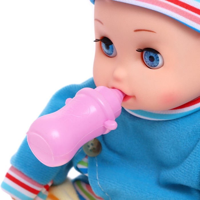 Пупс «Любимый малыш», в костюмчике с аксессуаром, МИКС Пупс «Любимый малыш», в костюмчике с аксессуаром, МИКС