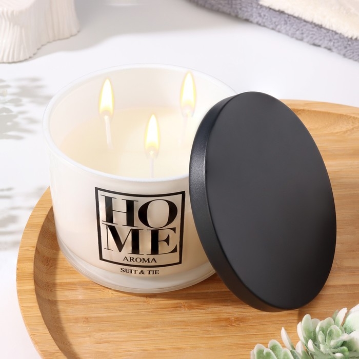 Свеча ароматическая  Свеча ароматическая "Home", Бай Байхэ, 11,8*8 см