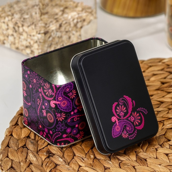 Банка для сыпучих продуктов «Бута», 400 мл, цвет лиловый