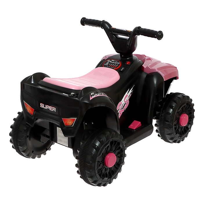 Электромобиль «Квадроцикл», свет, AUX, розовый Электромобиль «Квадроцикл», свет, AUX, розовый