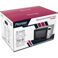 Микроволновая печь Pioneer MW228D, 700 Вт, 8 программ, 5 мощностей, 20 л, серебристая