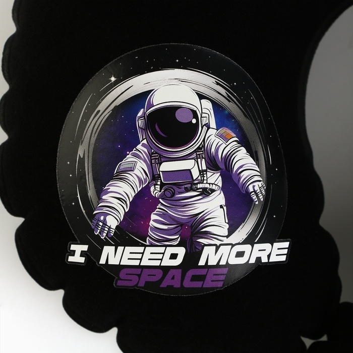 Подушка надувная Space, цвет чёрный Подушка надувная Space, цвет чёрный