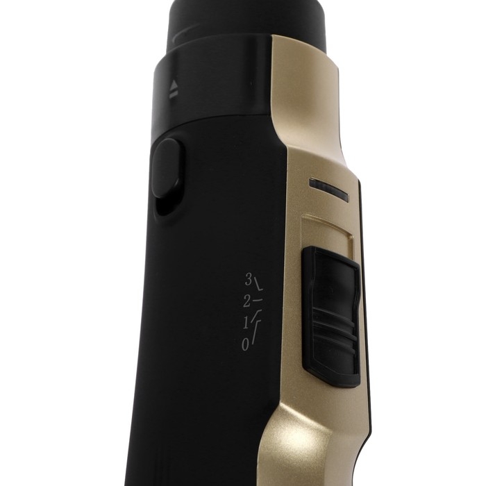 Фен-щётка WILLMARK WHS-113BC, 1200 Вт, 2 насадки, ионизация, чёрно-золотая Фен-щётка WILLMARK WHS-113BC, 1200 Вт, 2 насадки, ионизация, чёрно-золотая