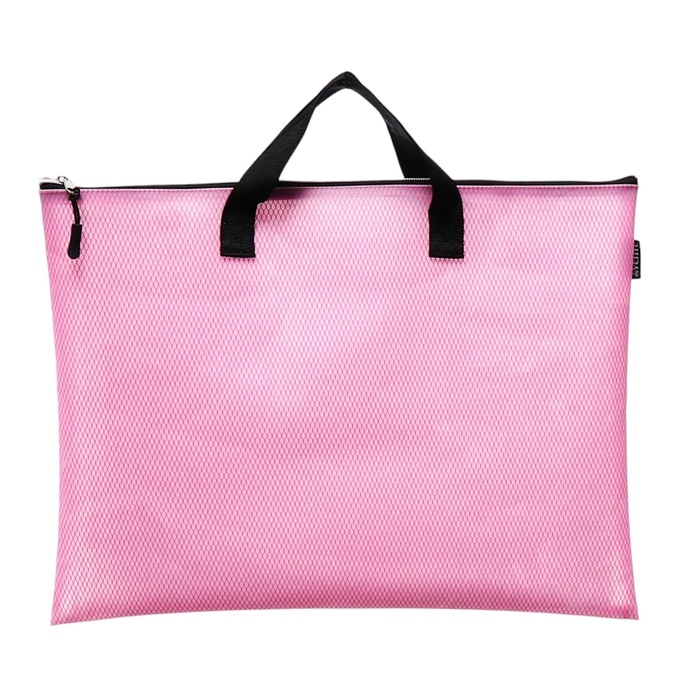 Папка для чертежей и рисунков A3, 420 х 330 х 20 мм, ПВХ, молния сверху, deVENTE Armour, розовая Папка для чертежей и рисунков A3, 420 х 330 х 20 мм, ПВХ, молния сверху, deVENTE Armour, розовая