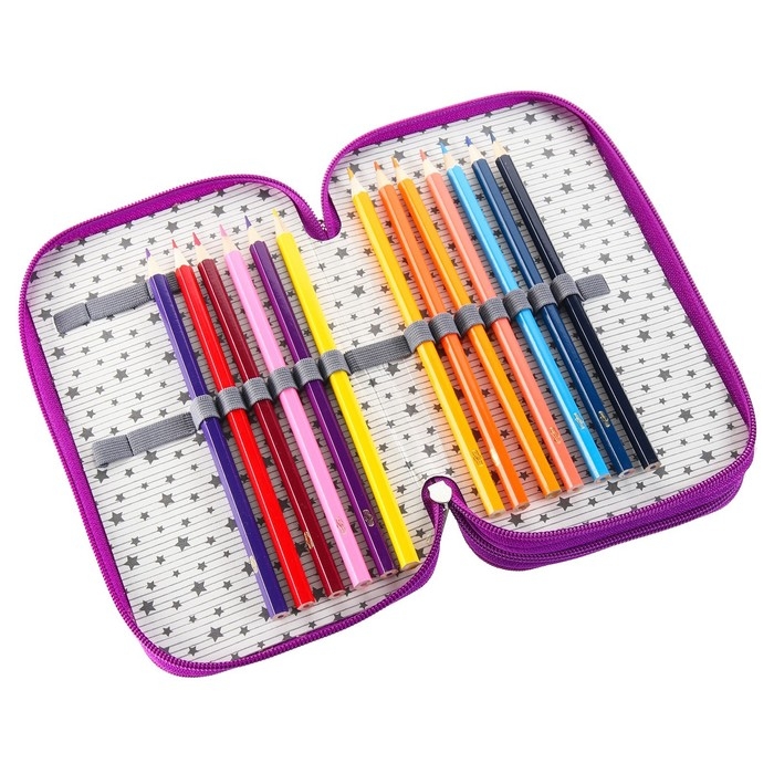 Пенал 2 секции,125х205х40 мм, ламинированный картон, Холодное сердце Пенал 2 секции,125х205х40 мм, ламинированный картон, Холодное сердце