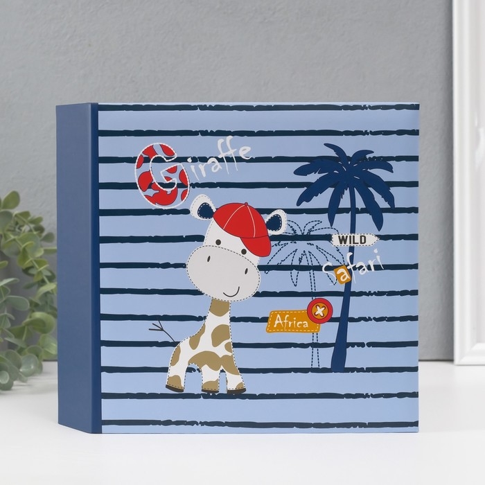 Фотоальбом на 200 фото 10х15 см Фотоальбом на 200 фото 10х15 см "Жираф из Африки" 4,8х22х22 см