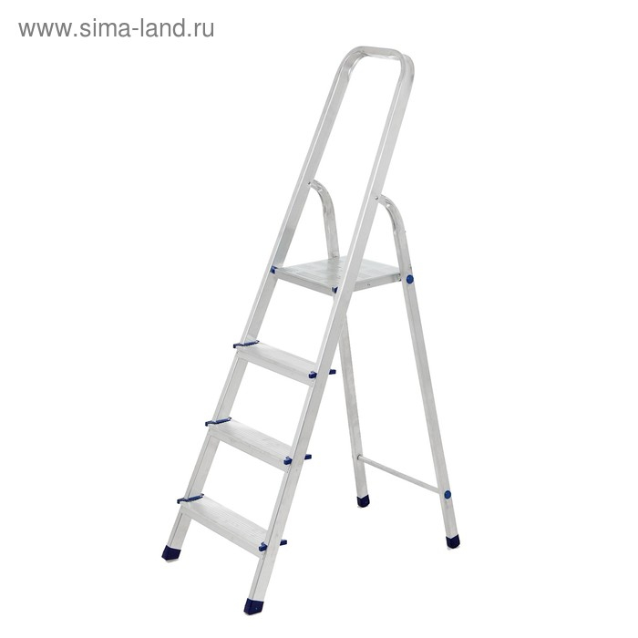 Стремянка ТУНДРА, алюминиевая, 4 ступени, 820 мм Стремянка ТУНДРА, алюминиевая, 4 ступени, 820 мм