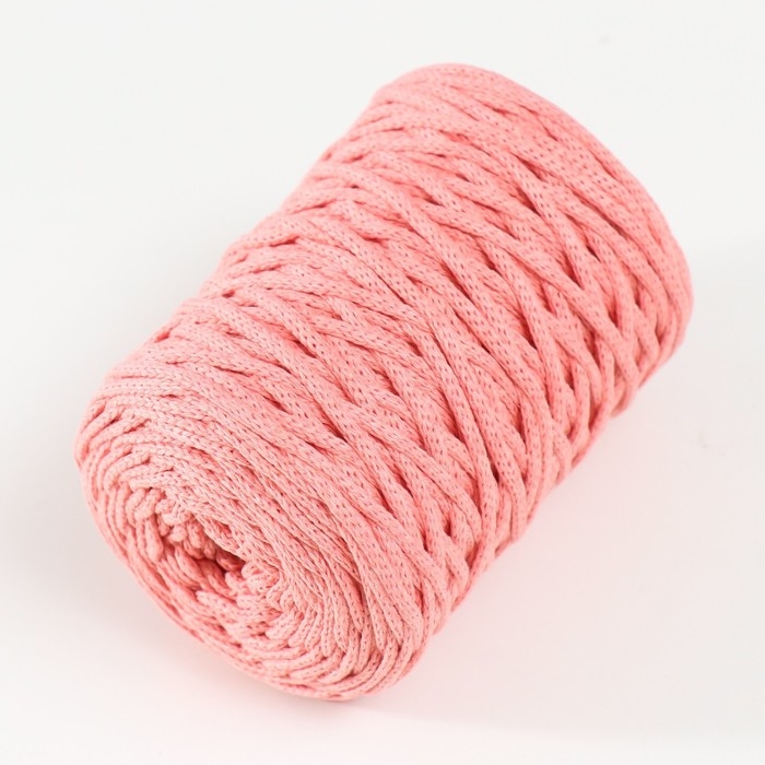 Шнур для вязания без сердечника 70% хлопок, 30% полиэстер ширина 3мм 100м/160±10гр (124) Шнур для вязания без сердечника 70% хлопок, 30% полиэстер ширина 3мм 100м/160±10гр (124)