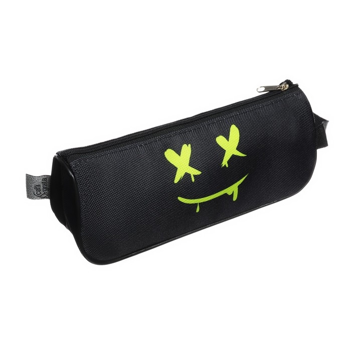 Пенал мягкий 1 отделение, 100 х 200 х 45 мм, объёмный, с ручкой Пенал мягкий 1 отделение, 100 х 200 х 45 мм, объёмный, с ручкой "Маска"