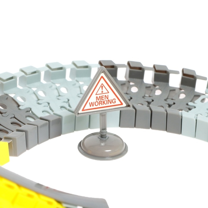 Автотрек «Строительная площадка», гибкий, мёртвая петля, 250 деталей Автотрек «Строительная площадка», гибкий, мёртвая петля, 250 деталей