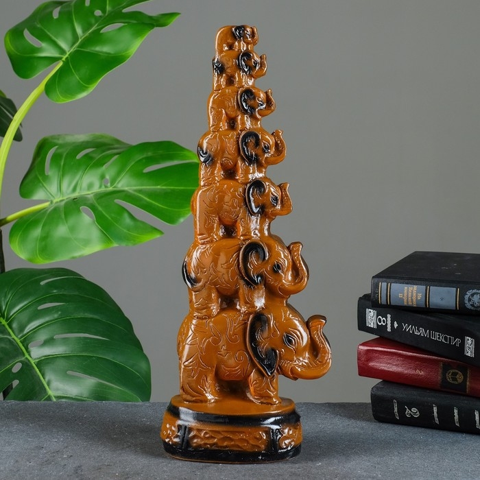 Фигура Фигура "Семь Слонов" 40×15×9см МИКС