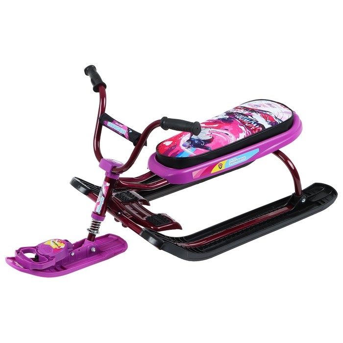 Снегокат Nika Snowdrive, СНД1/SL, цвет фиолетовый/чёрный/бордовый Снегокат Nika Snowdrive, СНД1/SL, цвет фиолетовый/чёрный/бордовый