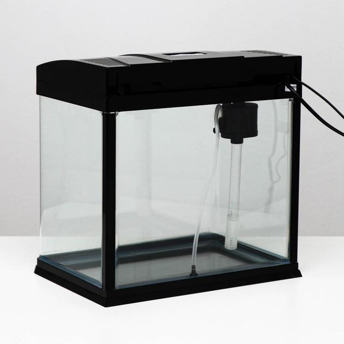 Аквариум SeaStar HX-320F в комплекте: LED-лампа, фильтр, 18 л, черный Аквариум SeaStar HX-320F в комплекте: LED-лампа, фильтр, 18 л, черный