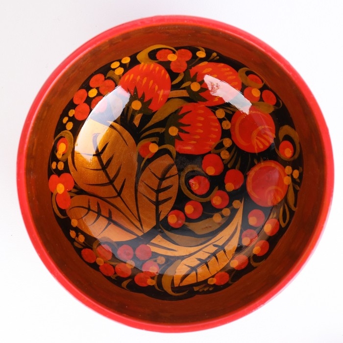 Пиала, 12х7 см, 250 мл, хохлома Пиала, 12х7 см, 250 мл, хохлома