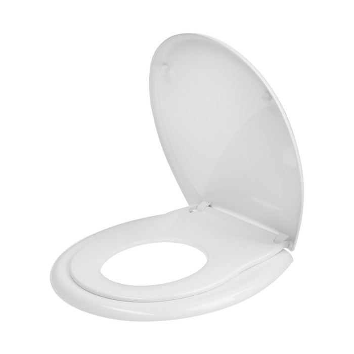 Сиденье для унитаза  Сиденье для унитаза "Уклад" СУ  80C.09.80 СЕМЕЙНОЕ, с детской накладкой, 2 в 1