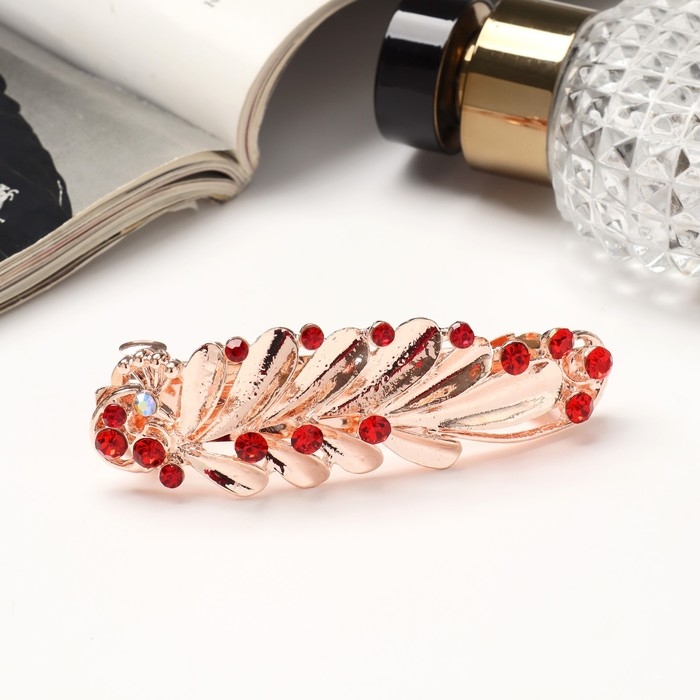 Заколка-автомат для волос Заколка-автомат для волос "Джоззи" листочек, 8 см