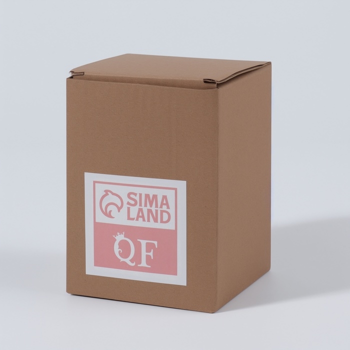 Органайзер для ватных дисков, с крышкой, d = 7 &times; 11,5 см, цвет полупрозрачный/чёрный