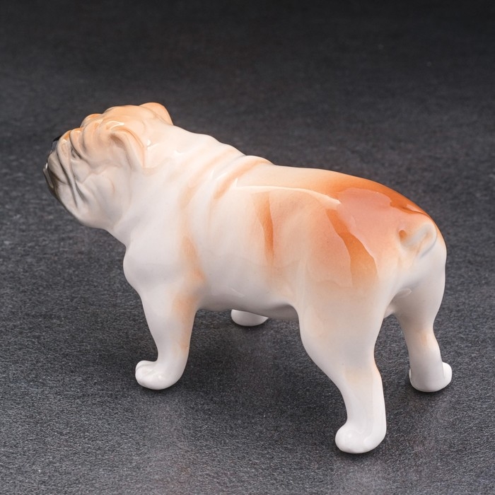 Сувенир Сувенир "Английский бульдог" 5х5х10 см, ручная работа, фарфор