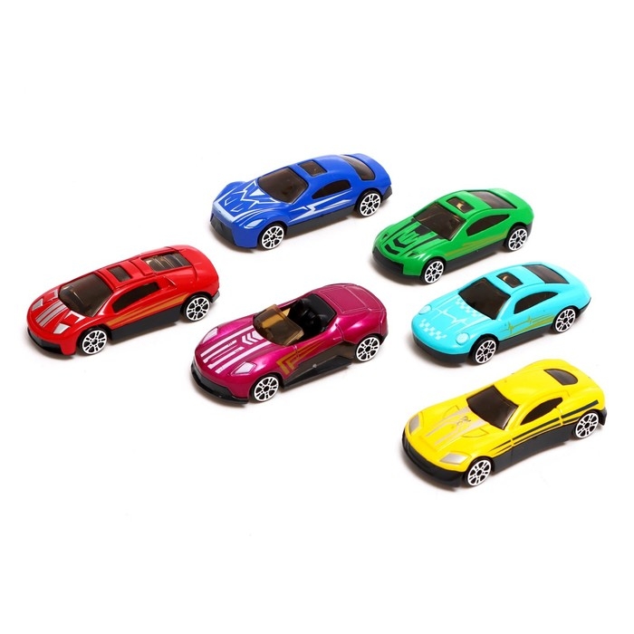 Игровой набор &laquo;Город&raquo;, кейс, 6 металлических машинок