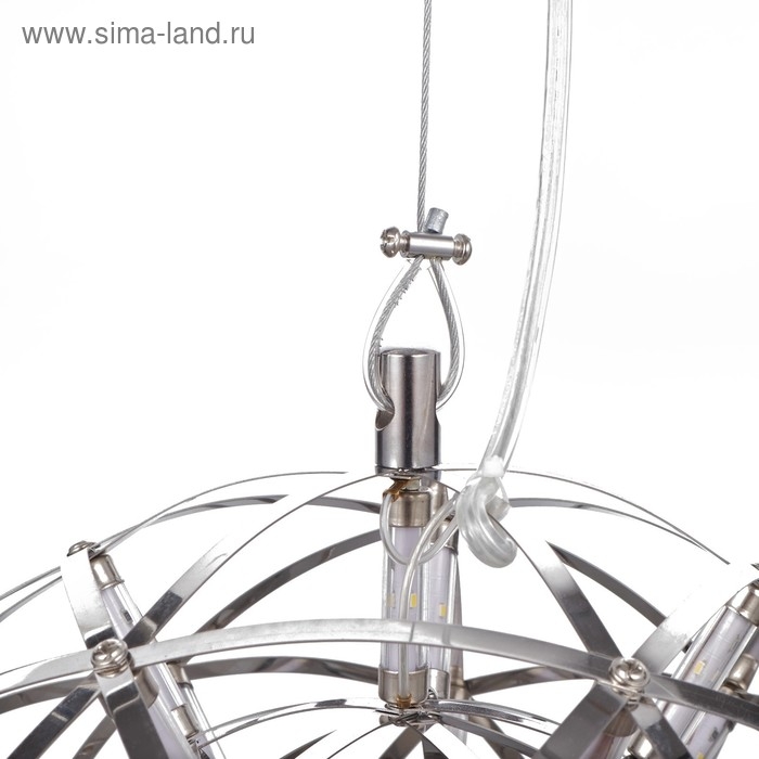 Люстра BayerLux 669705/42 LED 25,2Вт 4000К хром 30х30х150 см