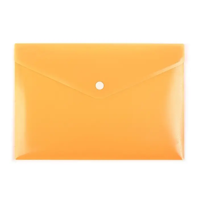 Папка-конверт на кнопке Calligrata, А5, 180 мкм, рифлёная, МИКС