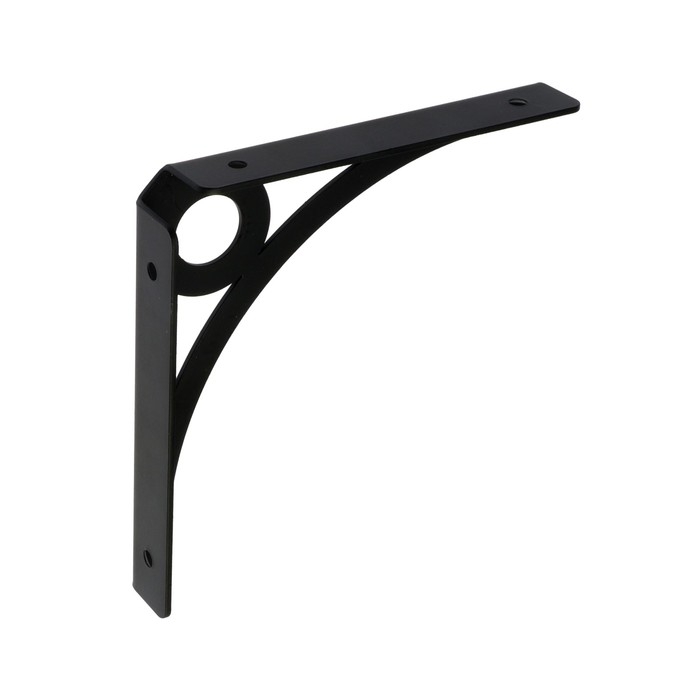 Кронштейн DECOR, 145х145, 2 шт, цвет черный Кронштейн DECOR, 145х145, 2 шт, цвет черный