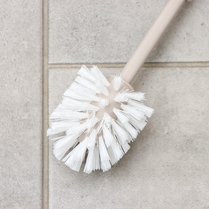 Ёршик для унитаза Rambai, d=7 см, h=36 см, цвет бежевый Ёршик для унитаза Rambai, d=7 см, h=36 см, цвет бежевый