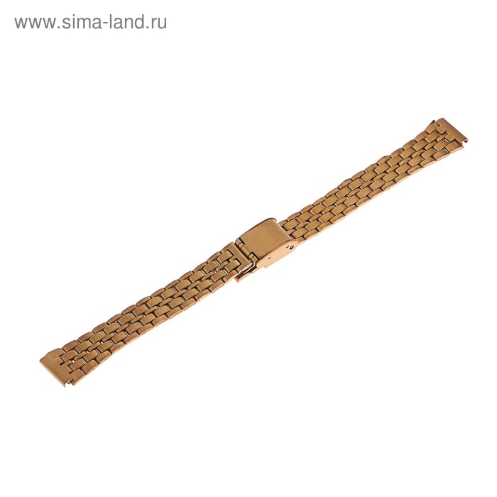 Ремешок для часов Ремешок для часов "Соломон", 12 мм, металл, l-17 см, золотой