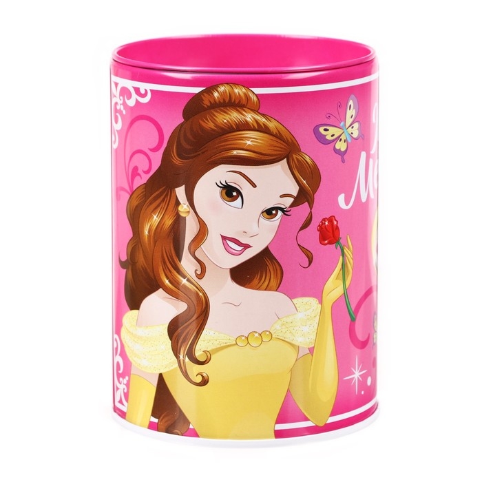 Копилка металлическая, 7,5 см х 7,5 см х 10,3 см Копилка металлическая, 7,5 см х 7,5 см х 10,3 см "Живи мечтой", Принцессы
