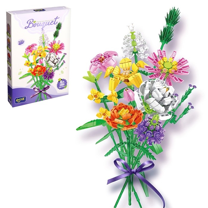 Конструктор Букет «Любимый», 900 деталей Конструктор Букет «Любимый», 900 деталей