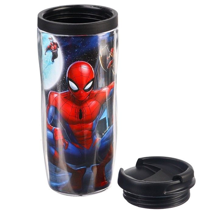 Термостакан, 350 мл  Термостакан, 350 мл "Супер-мен", Человек-паук