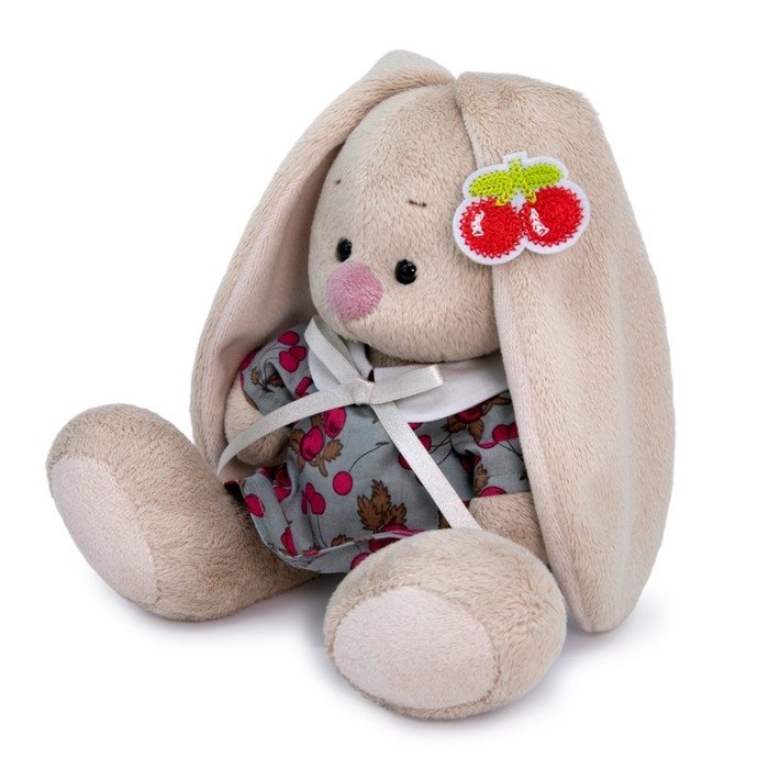 Мягкая игрушка «Зайка Ми в платье с вишней», 15 см Мягкая игрушка «Зайка Ми в платье с вишней», 15 см