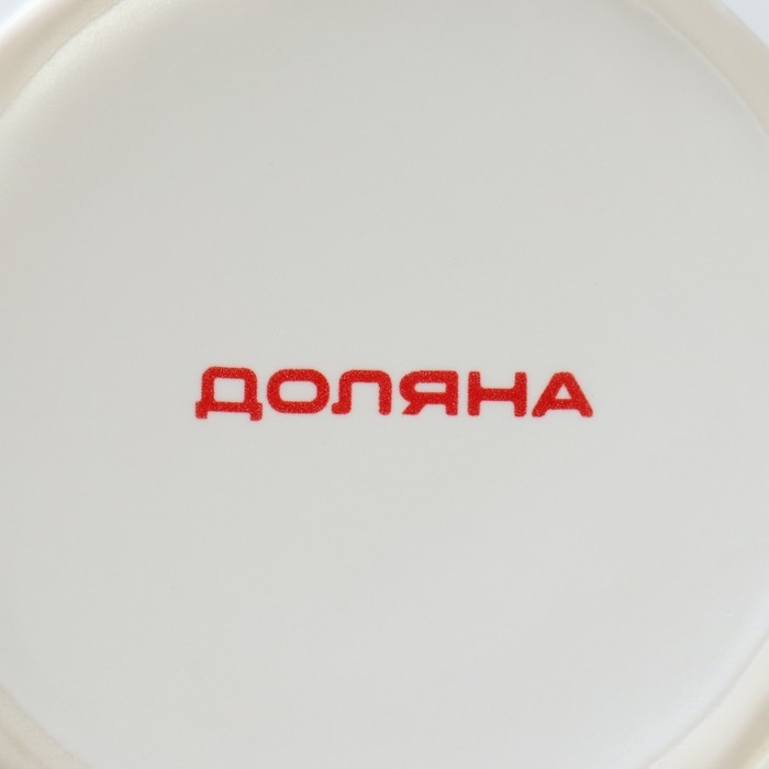 Кружка фарфоровая Доляна &laquo;Чувства&raquo;, 380 мл