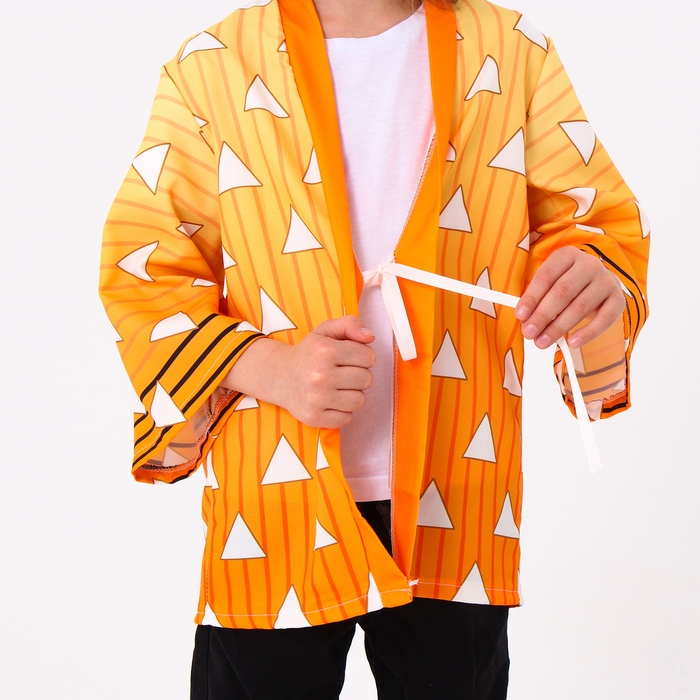 Карнавальное хаори «Демонический клинок», рост 98-152 см, цвет жёлтый Карнавальное хаори «Демонический клинок», рост 98-152 см, цвет жёлтый