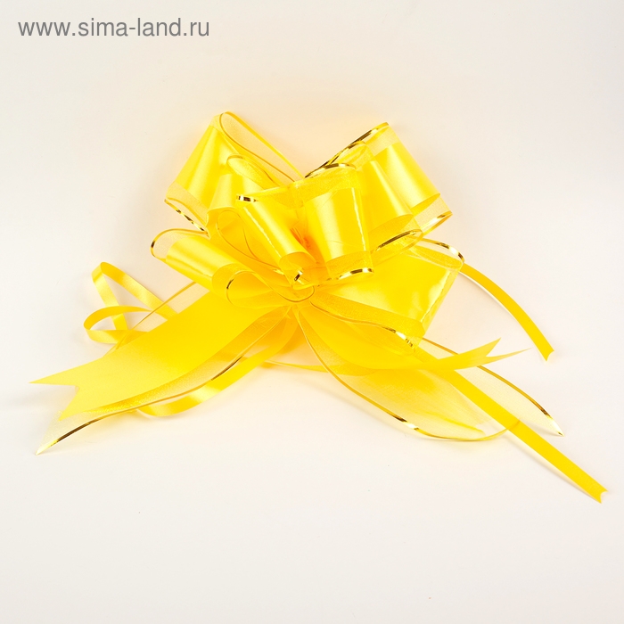 Бант-бабочка №7 Бант-бабочка №7 "Золотая полоса", цвет жёлтый