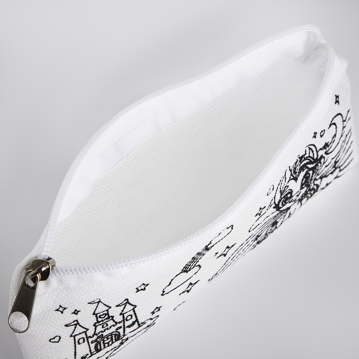 Набор для творчества: Пенал раскраска «Единорог», фломастеры 6 цветов Набор для творчества: Пенал раскраска «Единорог», фломастеры 6 цветов