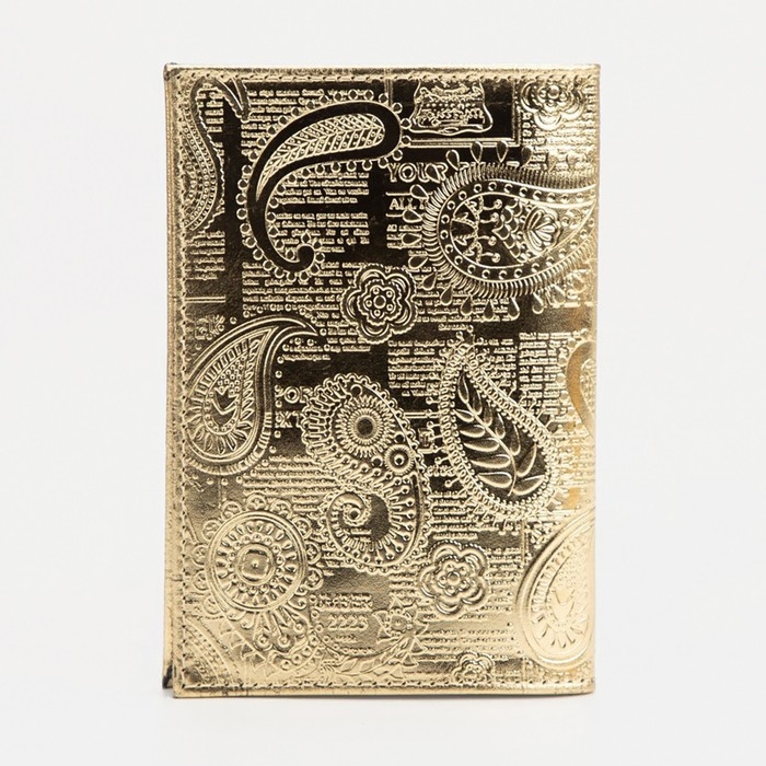 Обложка для паспорта, цвет золотой Обложка для паспорта, цвет золотой