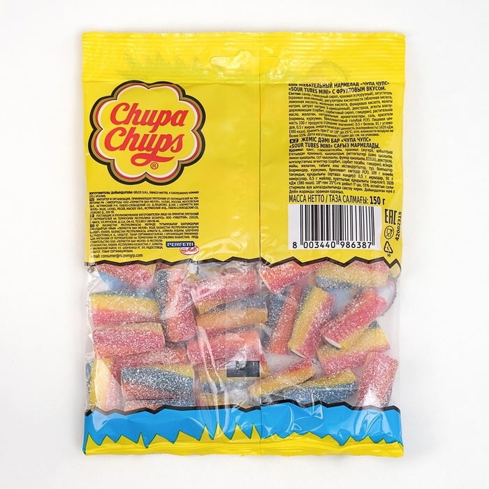 Мармелад Chupa-Chups Мармелад Chupa-Chups "РОЛЛСЫ", кислые, 150 г