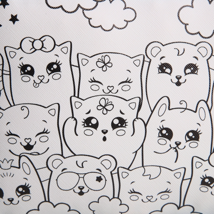 Сумка детская для девочки через плечо  Сумка детская для девочки через плечо "Милые котята" 17х13х5 см