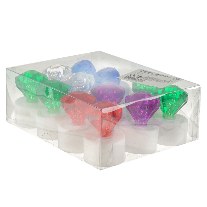 Свеча светодиодная Свеча светодиодная "Бриллиант", цвета МИКС