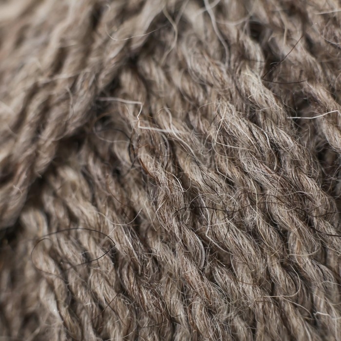 Пряжа Пряжа "Овечья шерсть" 100% шерсть 200м/100гр (371-Натур.серый)