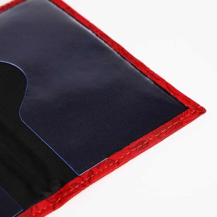 Обложка для паспорта, цвет красный Обложка для паспорта, цвет красный