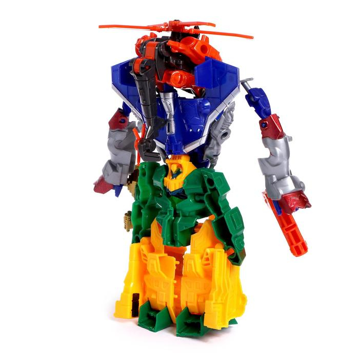 Набор роботов «Военная техника», трансформируется, 3 собираются в 1 робота