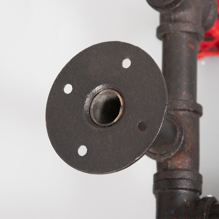 Бра "Полка" 2хЕ27 40Вт черный 43х34х21см