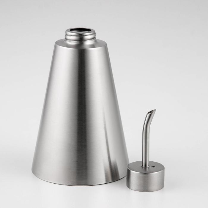 Ёмкость из нержавеющей стали для масла, 350 мл, 17×8,5×8,5 см Ёмкость из нержавеющей стали для масла, 350 мл, 17×8,5×8,5 см