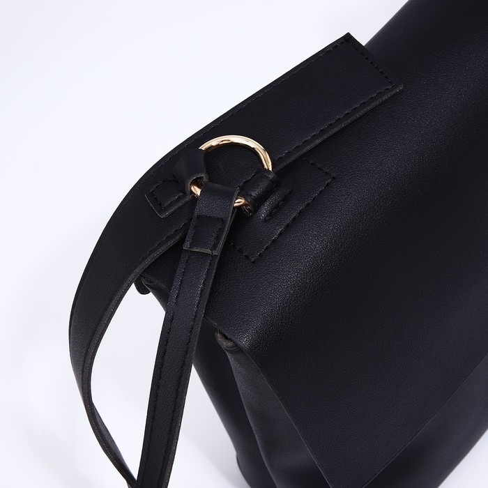 Сумка-мессенджер на молнии, цвет чёрный Сумка-мессенджер на молнии, цвет чёрный